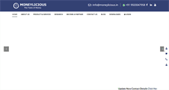 Desktop Screenshot of moneylicious.in